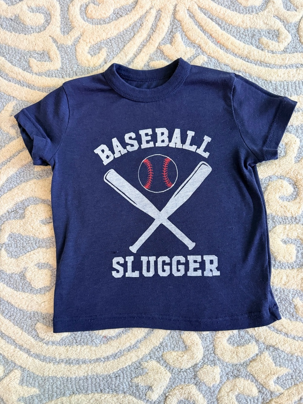 Chaser Navy Baseball Slugger Short Sleeve Tee